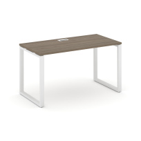 Стол офисный Style Project SN-6O.SP-015 / Дуб Табак – Металл Белый / 1780×700×750