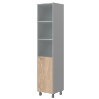 Шкаф колонка комбинированная OHC 45.2(R) Легно темный/Металлик 456х450х2147 OFFIX NEW Шкаф колонка комбинированная OHC 45.2(R) Легно темный/Металлик 456х450х2147 OFFIX NEW