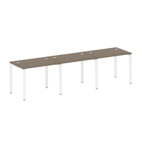 Metal System Р. ст. на 3 раб. места на П-образном м/к БП.СМ-3.1 Акация/Антрацит металл 3000*720*750