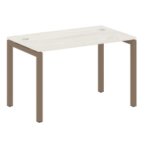 Metal System Quattro Стол офисный на П-образном м/к 50БП.СП-2 Вяз/Мокко металл 1200×720×750 Metal System Quattro Стол офисный на П-образном м/к 50БП.СП-2 Вяз/Мокко металл 1200×720×750