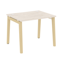 Onix Wood Стол офисный OW.SP-1.8 Дуб мали/Дуб светлый/Белый металл 980×800×750