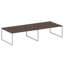 Metal System Quattro Р. ст. на 4 раб. места на О-образном м/к 40БО.СМ-4.5 Акация/Антрацит металл 3600*1475*750 Metal System Quattro Р. ст. на 4 раб. места на О-образном м/к 40БО.СМ-4.5 Акация/Антрацит металл 3600*1475*750