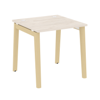 Onix Wood Стол офисный OW.SP-0.8 Дуб мали/Дуб светлый/Белый металл 780×800×750
