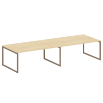 Metal System Quattro Перег. стол (2 столешницы) на О-образном м/к 40БО.ПРГ-2.5 Акация/Антрацит металл 3600*1235*750 Metal System Quattro Перег. стол (2 столешницы) на О-образном м/к 40БО.ПРГ-2.5 Акация/Антрацит металл 3600*1235*750
