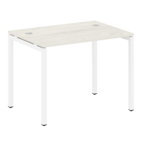 Metal System Quattro Стол офисный на П-образном м/к 40БП.СП-1 Вяз/Мокко металл 1000×720×750 Metal System Quattro Стол офисный на П-образном м/к 40БП.СП-1 Вяз/Мокко металл 1000×720×750