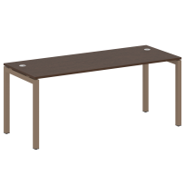 Metal System Quattro Стол офисный на П-образном м/к 50БП.СП-5 Вяз/Мокко металл 1800×720×750 Metal System Quattro Стол офисный на П-образном м/к 50БП.СП-5 Вяз/Мокко металл 1800×720×750