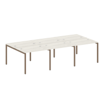 Metal System Quattro Р. ст. на 6 раб. места на П-образном м/к 40БП.СМ-6.1 Акация/Антрацит металл 3000*1475*750 Metal System Quattro Р. ст. на 6 раб. места на П-образном м/к 40БП.СМ-6.1 Акация/Антрацит металл 3000*1475*750