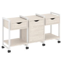 Loft Тумба на колесных опорах наборная. Вариант №6 VR.L-TN-6.K Тиквуд тёмный/Чёрный металл 1440×460×767 Loft Тумба на колесных опорах наборная. Вариант №6 VR.L-TN-6.K Тиквуд тёмный/Чёрный металл 1440×460×767