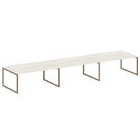 Metal System Quattro Перег. стол (3 столешницы) на О-оразном м/к 40БО.ПРГ-3.5 Акация/Антрацит металл 5400*1235*750 Metal System Quattro Перег. стол (3 столешницы) на О-оразном м/к 40БО.ПРГ-3.5 Акация/Антрацит металл 5400*1235*750