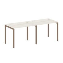 Metal System Quattro Р. ст. на 2 раб. места на П-образном м/к 40БП.СМ-2.1 Акация/Антрацит металл 2000*720*750 Metal System Quattro Р. ст. на 2 раб. места на П-образном м/к 40БП.СМ-2.1 Акация/Антрацит металл 2000*720*750