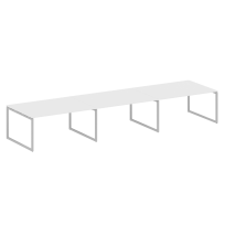 Metal System Quattro Перег. стол (3 столешницы) на О-оразном м/к 40БО.ПРГ-3.4 Акация/Антрацит металл 4800*1235*750 Metal System Quattro Перег. стол (3 столешницы) на О-оразном м/к 40БО.ПРГ-3.4 Акация/Антрацит металл 4800*1235*750