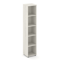 Стеллаж высокий узкий Style Project / SN.STU.E-100 Белый – Тиквуд Светлый / 400×400×1982 Стеллаж высокий узкий Style Project / SN.STU.E-100 Белый – Тиквуд Светлый / 400×400×1982