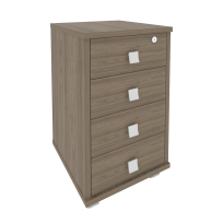 Style Тумба подкатная 4 ящ. с фолдингом Л.ТМ-4F Дуб наварра 420×450×714